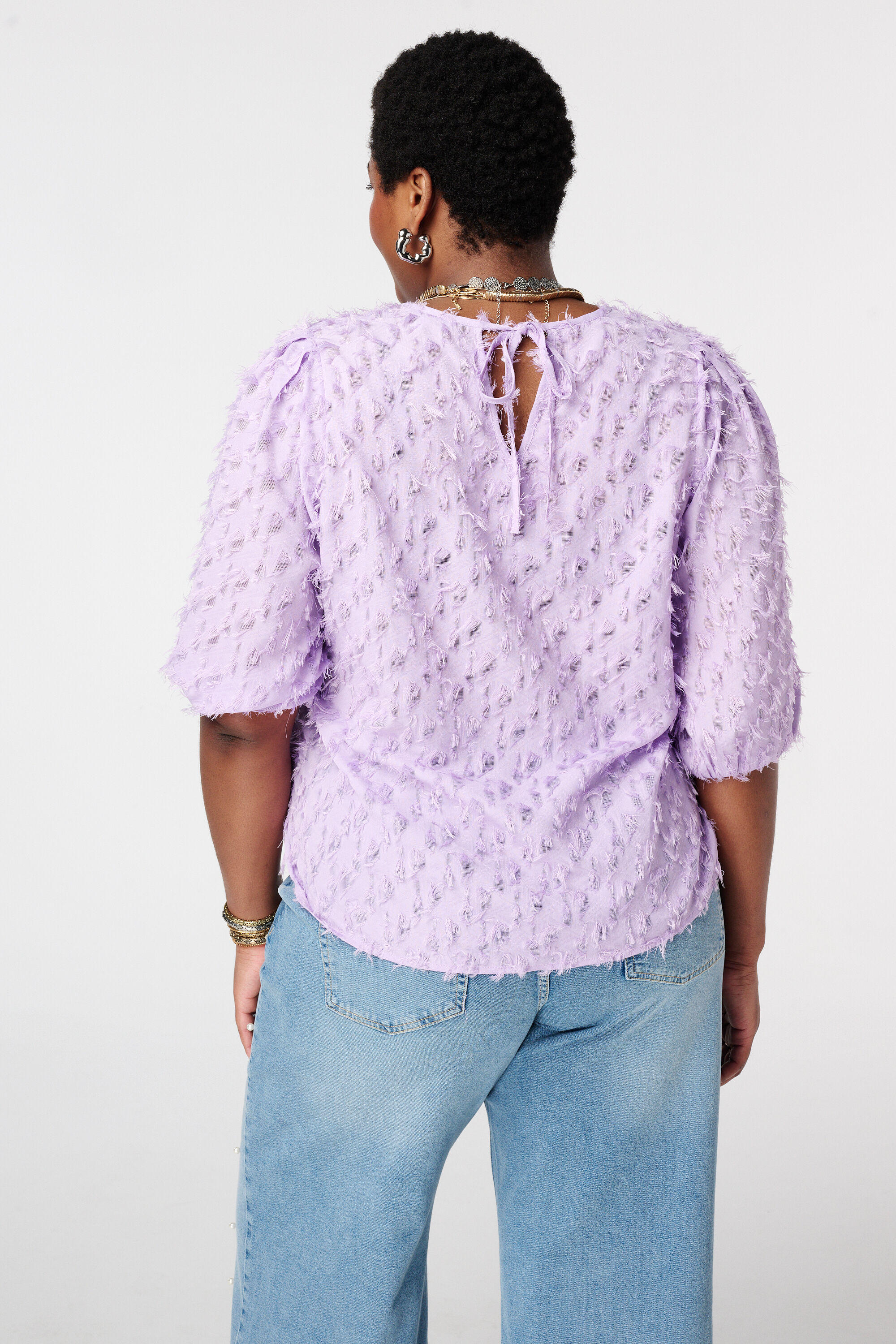 Blusa con textura image number 3