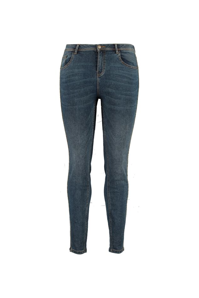 Vaqueros con remate de purpurina image number 1