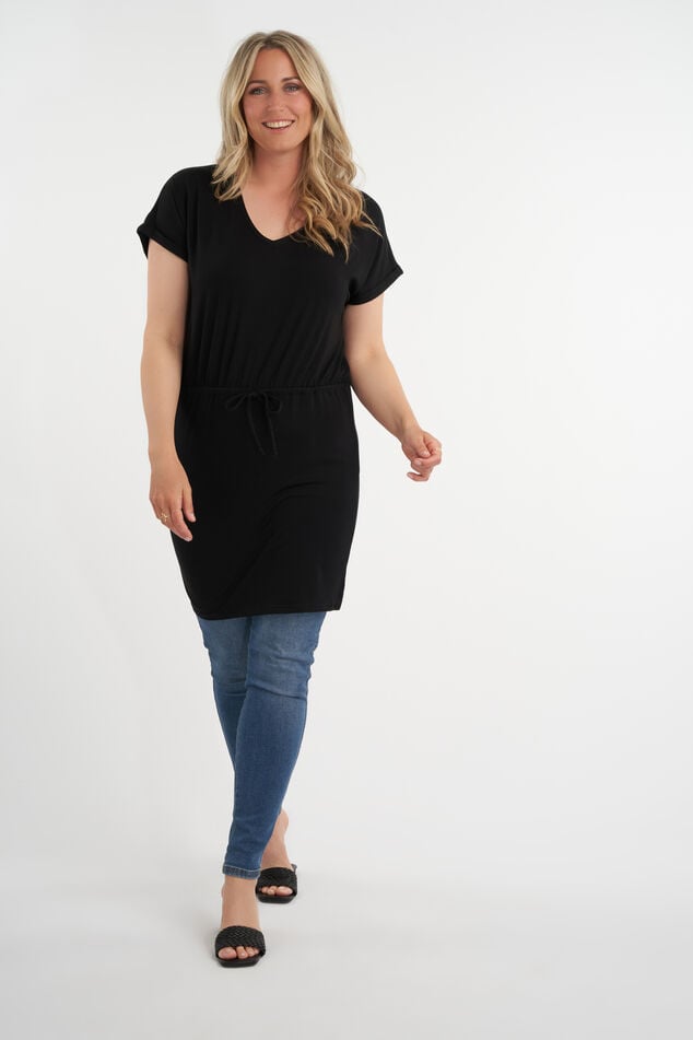 Túnica con un cinto decorativo para atar image number 4