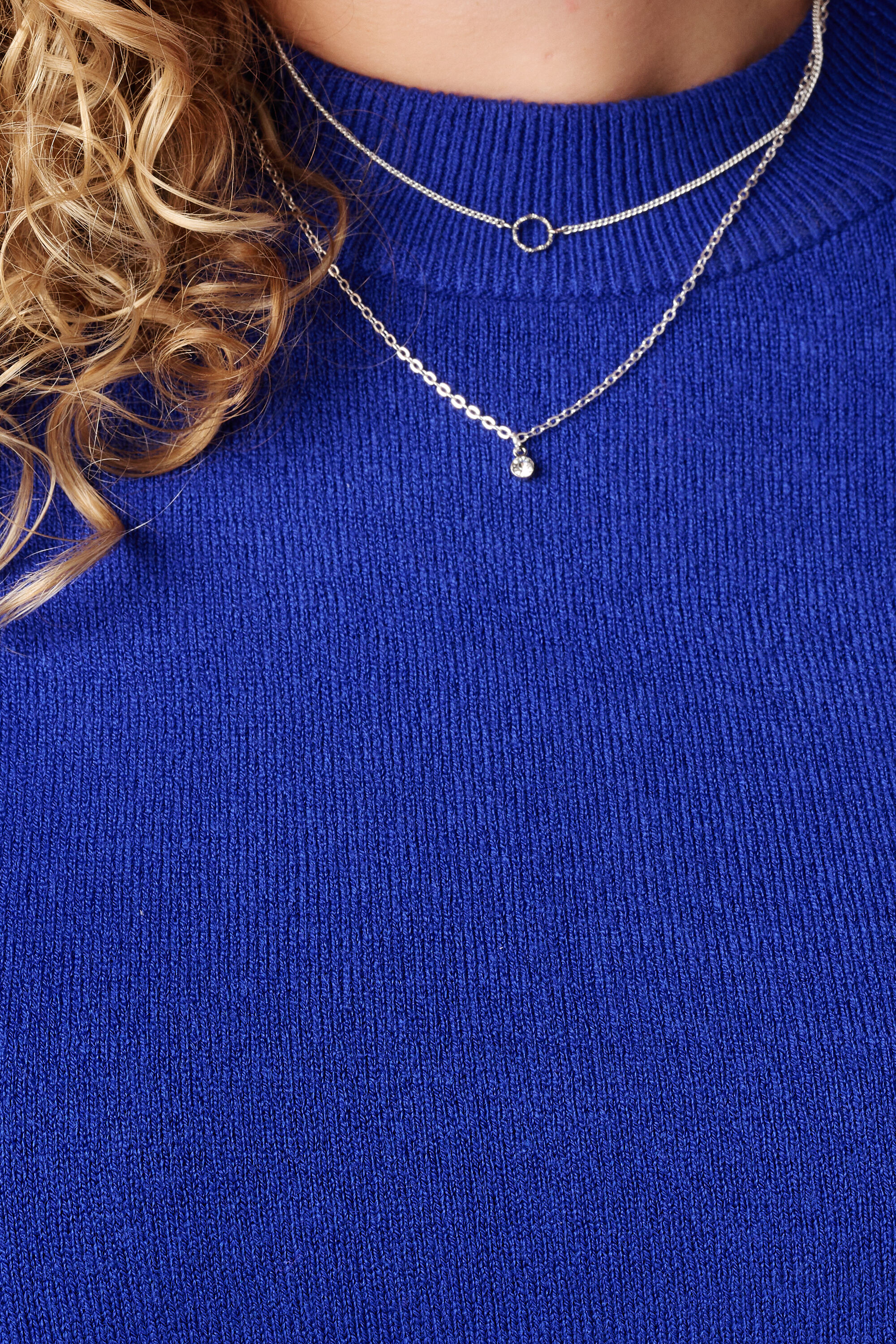 Su&eacute;ter de punto fino con mangas abullonadas image number 6