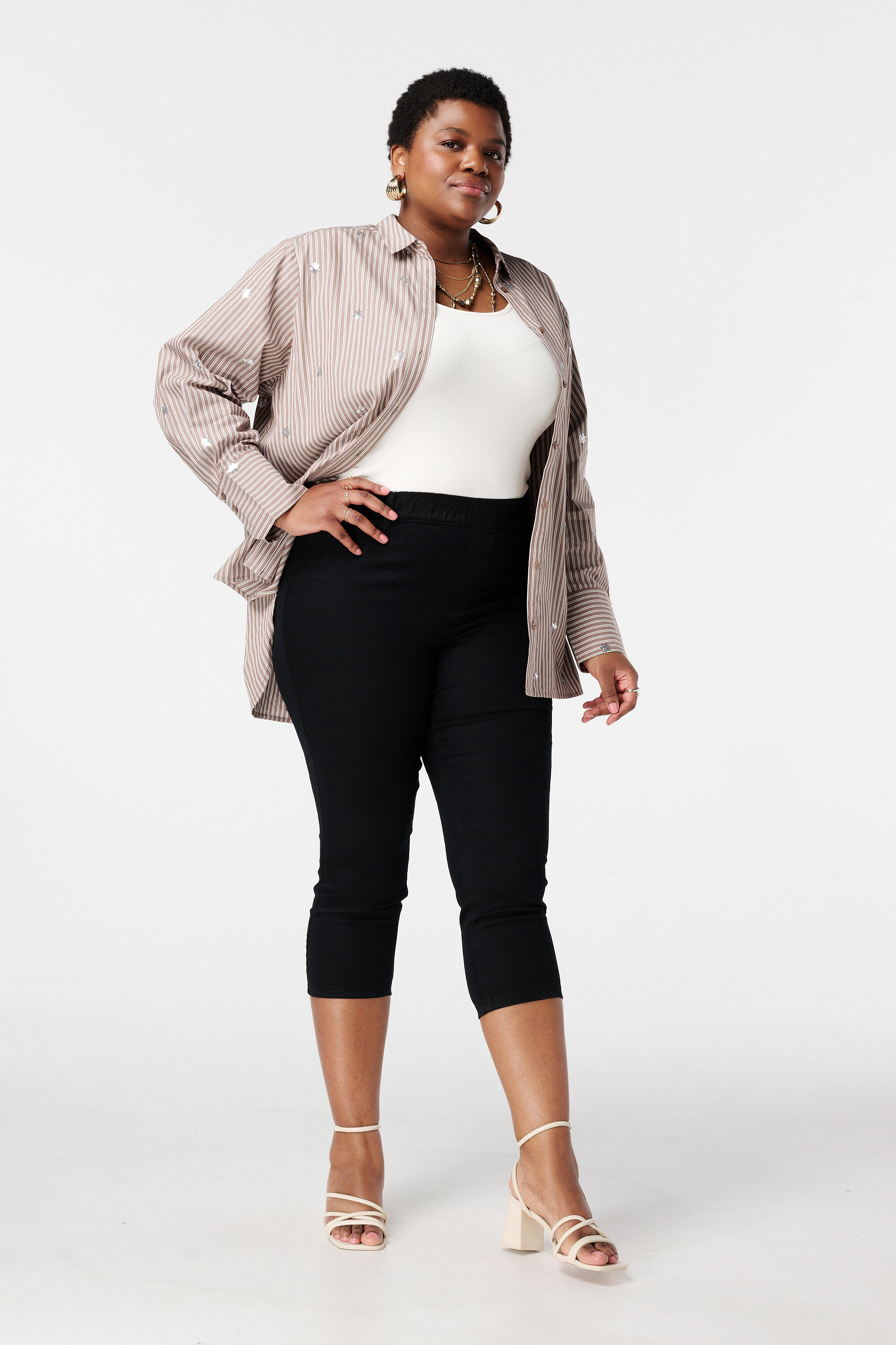 Treggings con aspecto denim