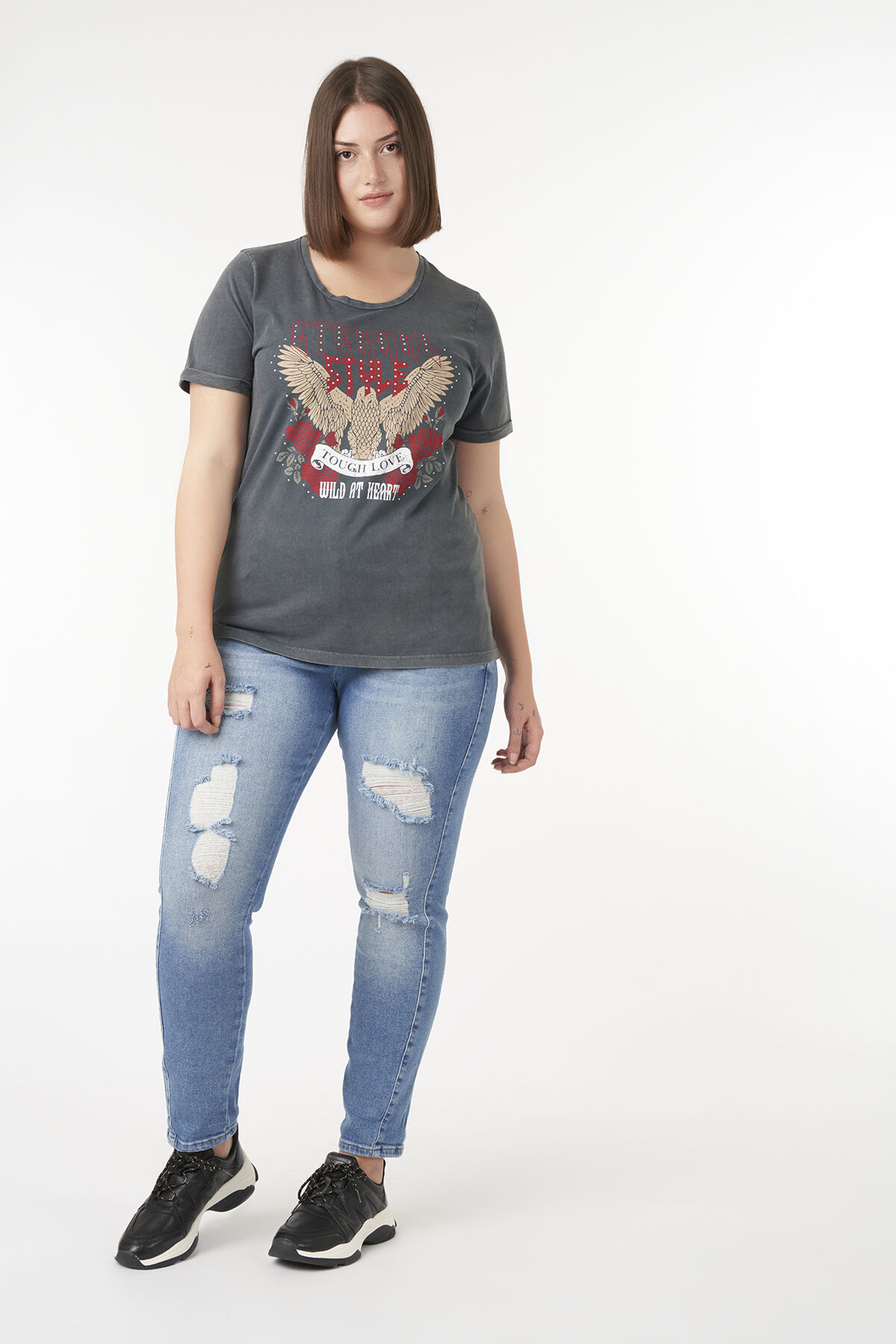 Camiseta con estampado de tendencia image number 5