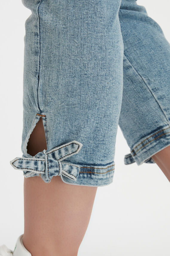 Tregging recortado POPPY con lazo de adorno image number 3