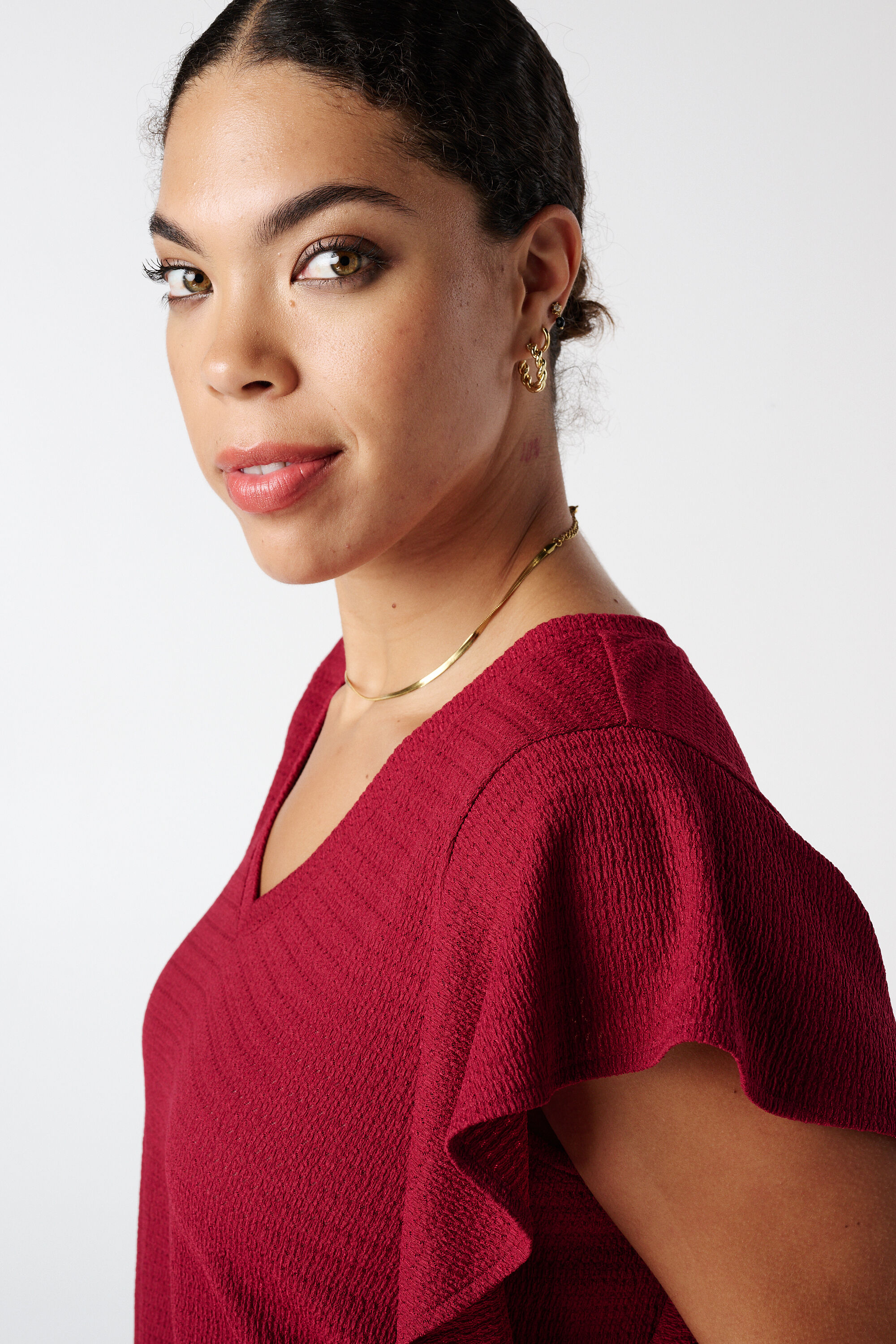 Top con manga mariposa image number 4