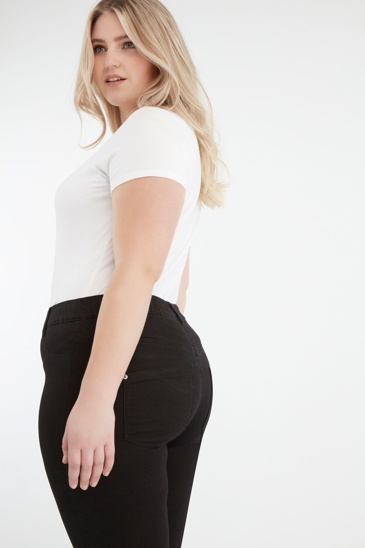 Treggings ajustados 7/8 POPPY image number 3