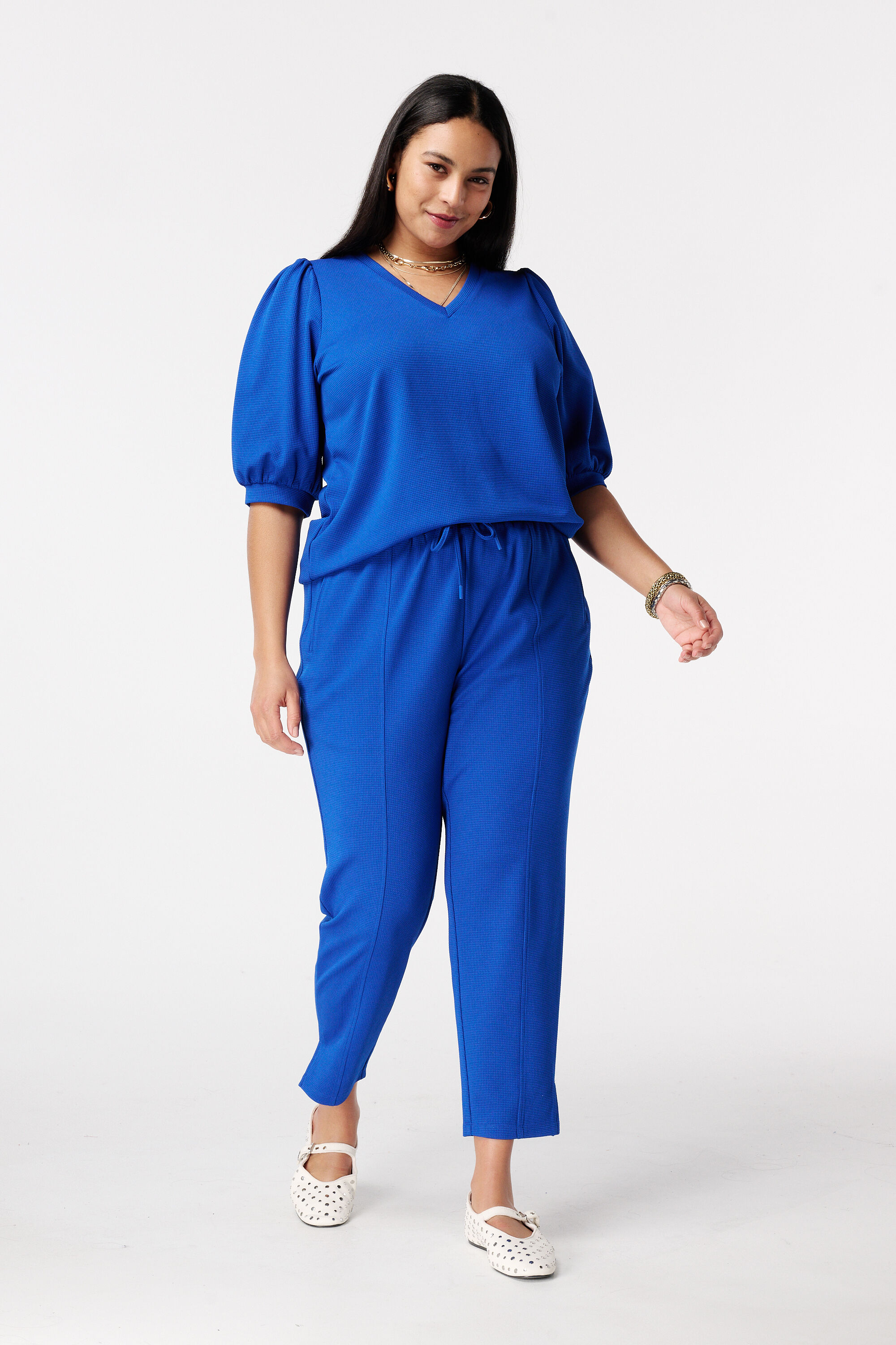 Top con mangas abullonadas image number 5