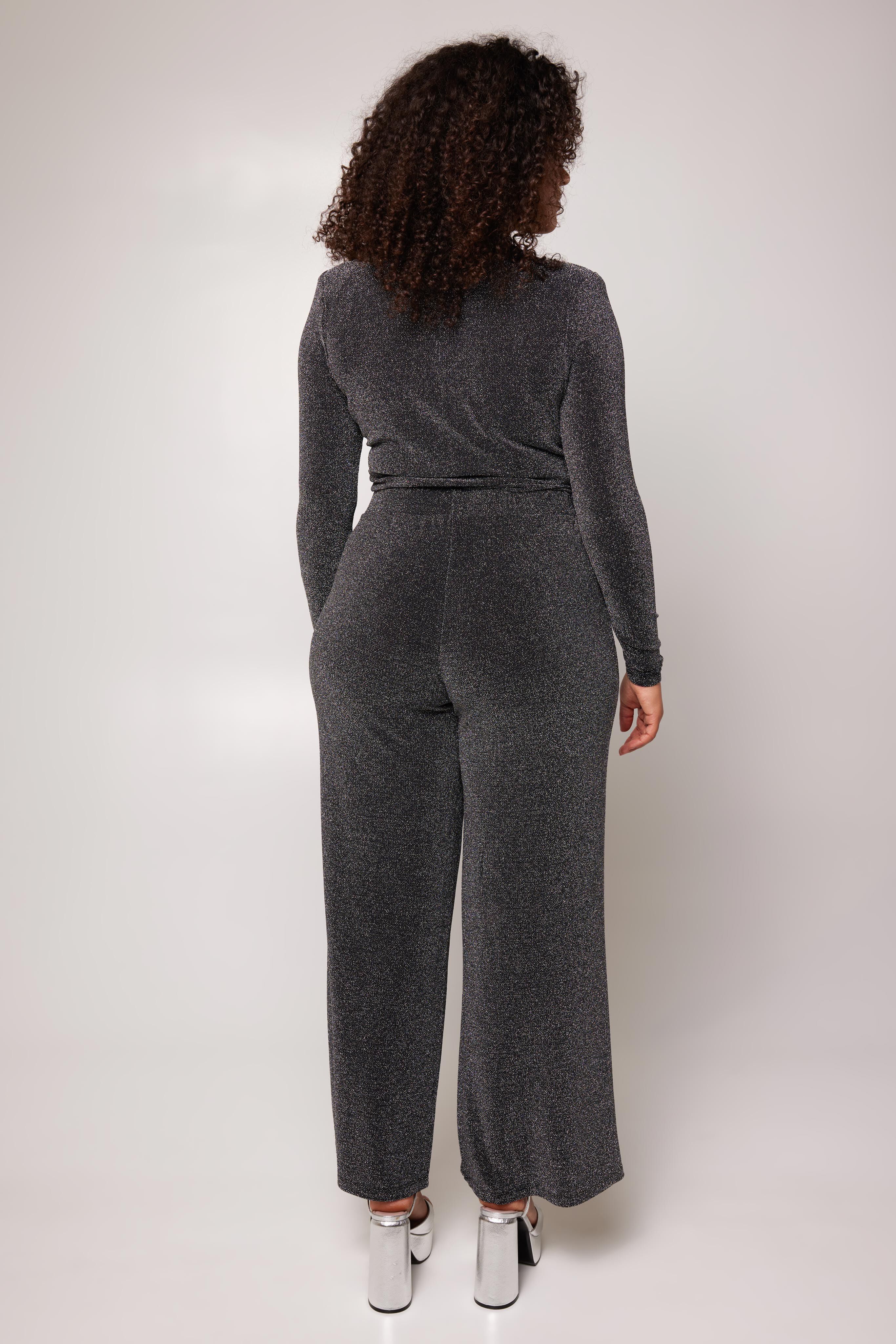 Pantalones con purpurina image number 4