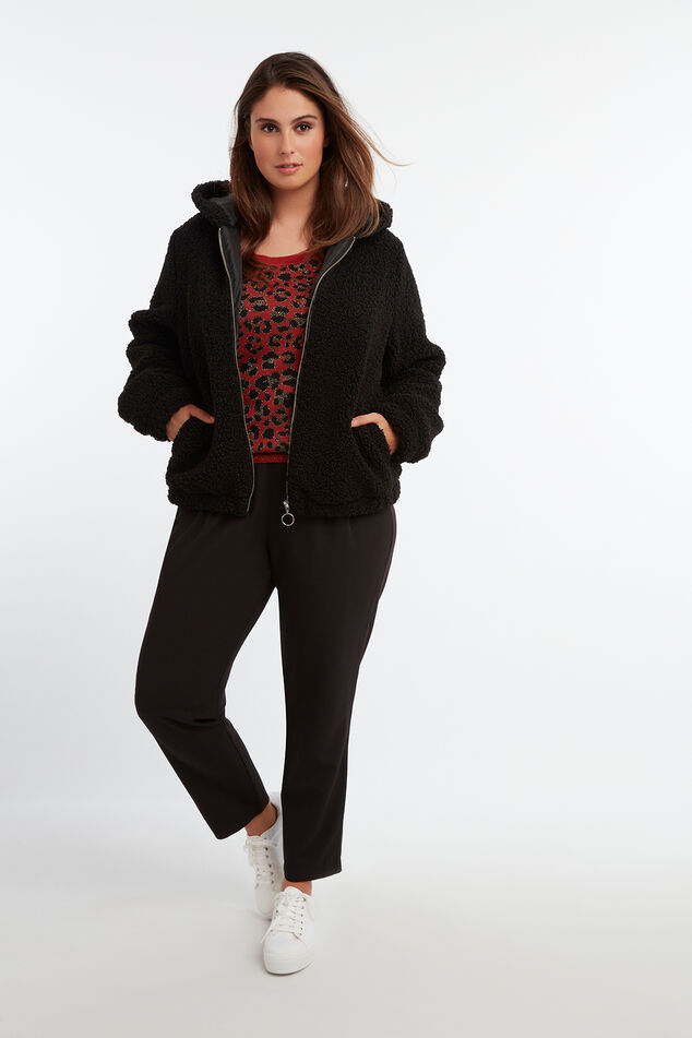 Abrigo de peluche image number 3