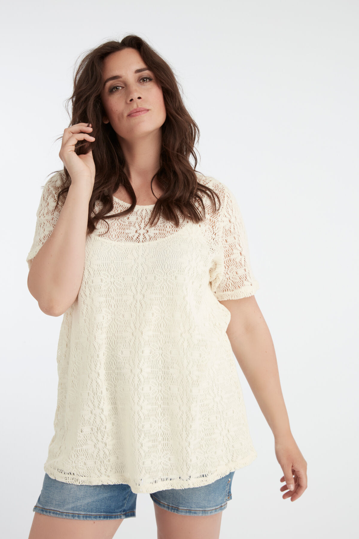 Top largo de ganchillo image number 5