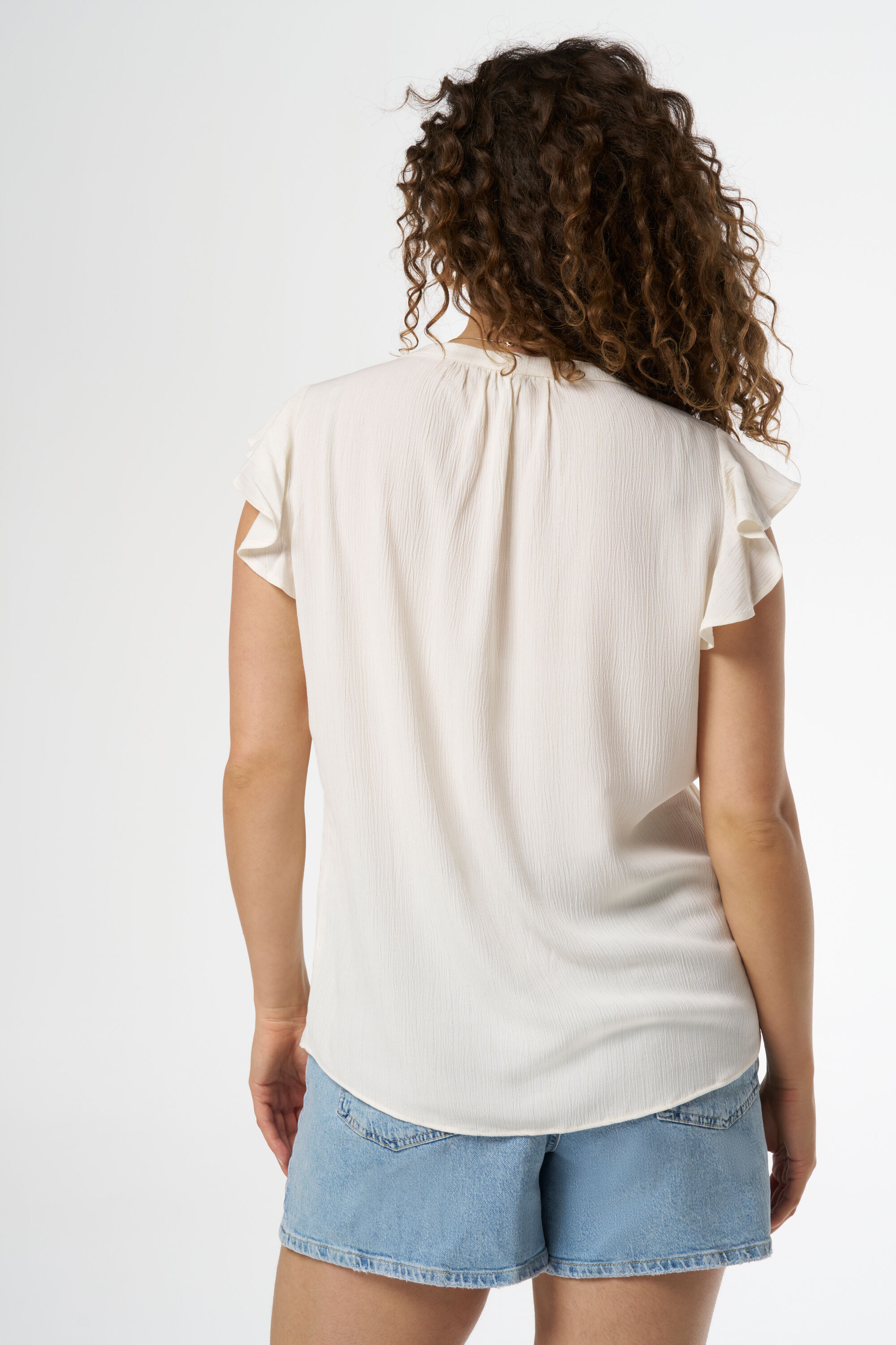 Blusa con manga con volante image number 3