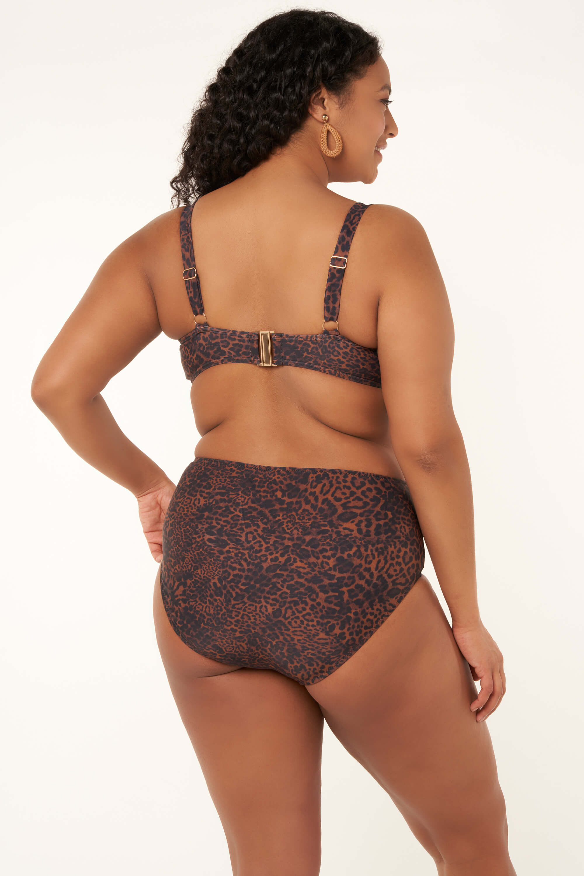 Braguita de bikini con estampado de pantera image number 4