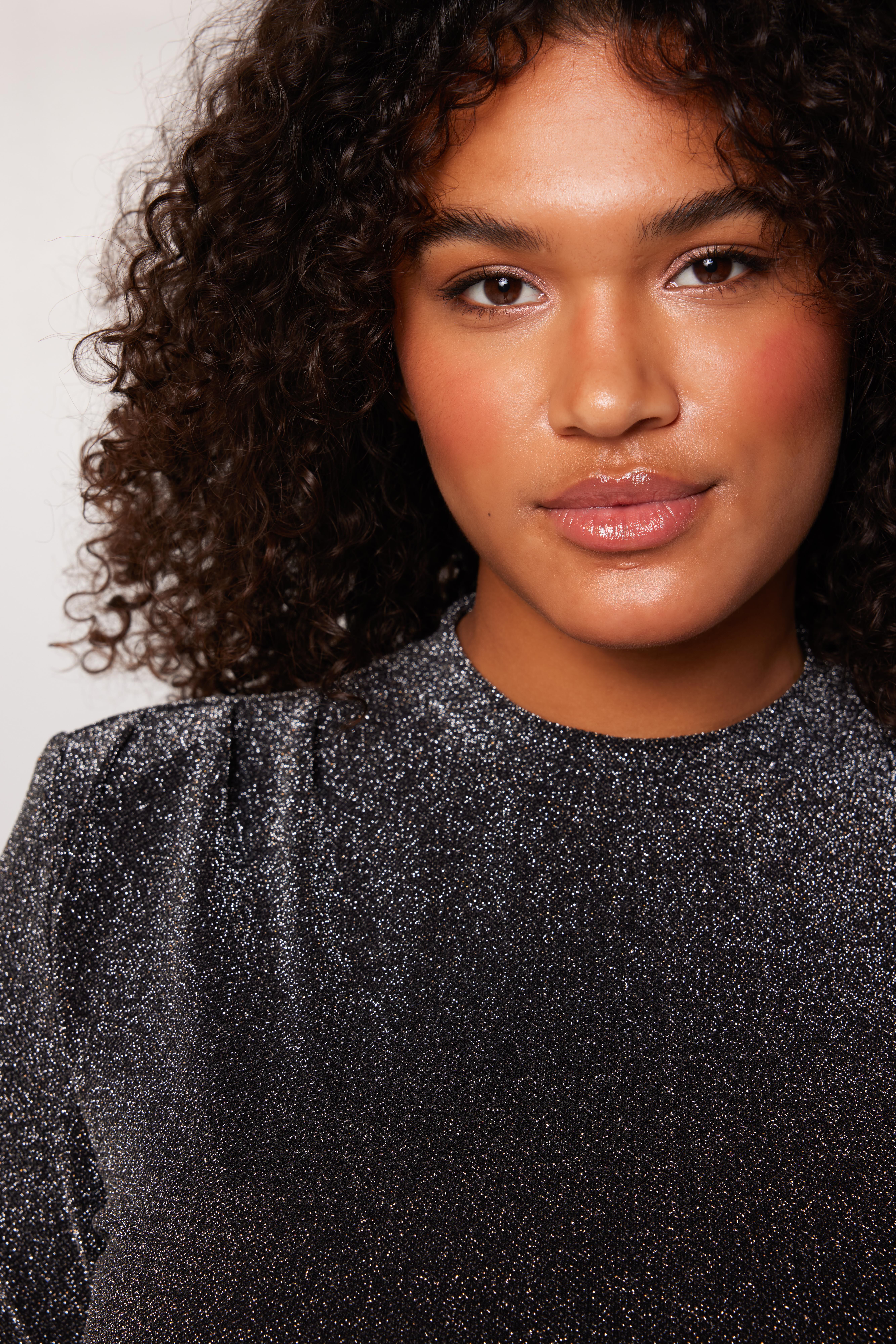 Body con purpurina image number 5