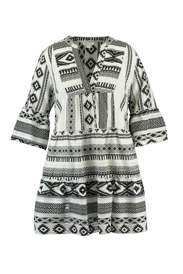 Vestido tipo túnica estampado image number 1