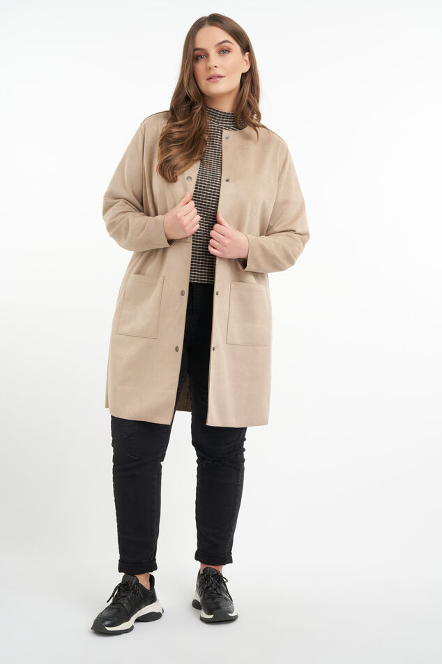 Chaqueta de antelina image number 0