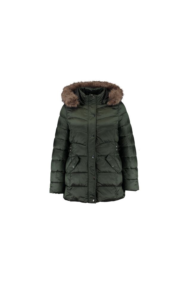 Chaqueta acolchada con capucha  image number 1