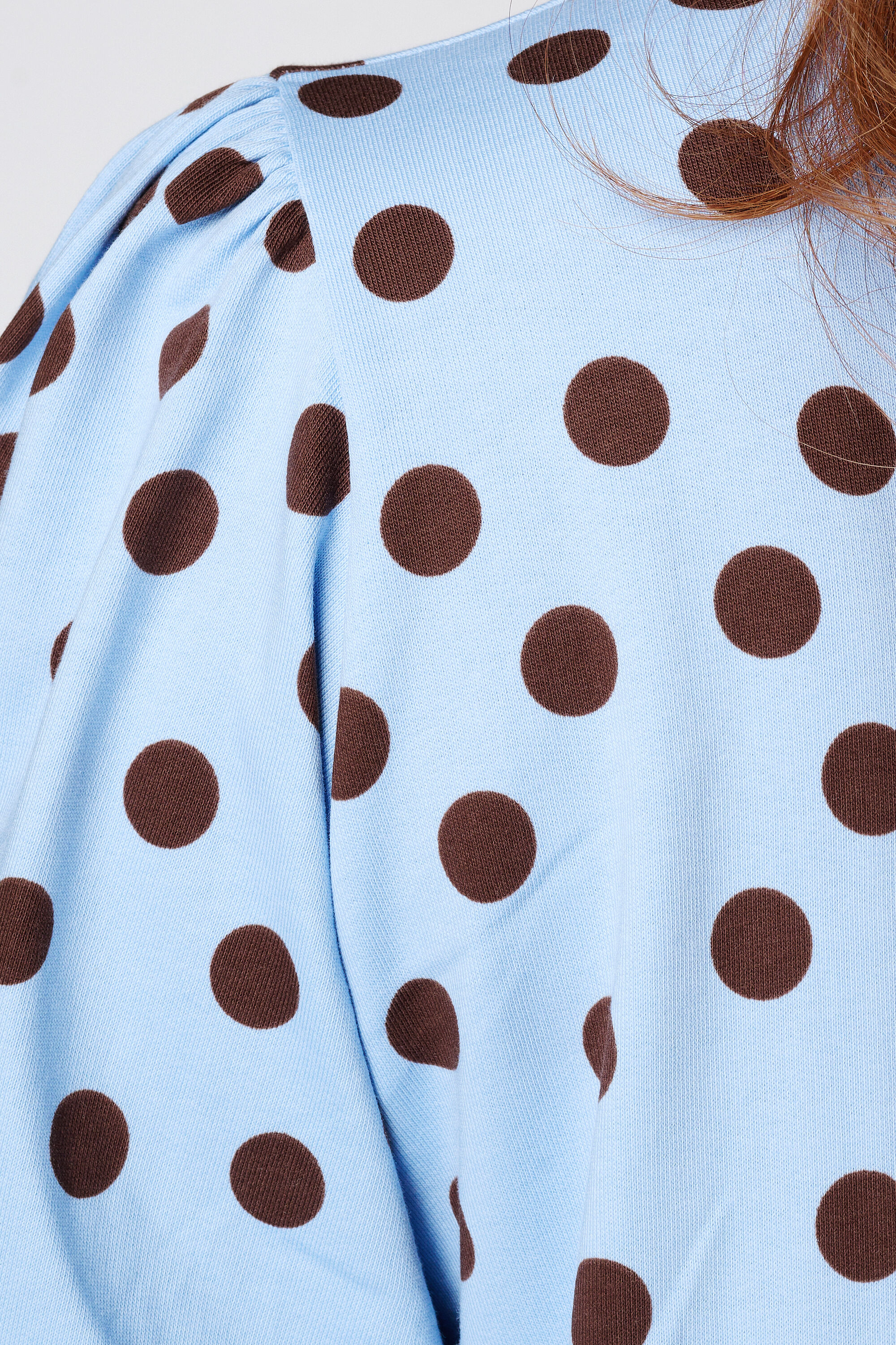 Sudadera con estampado de lunares image number 6
