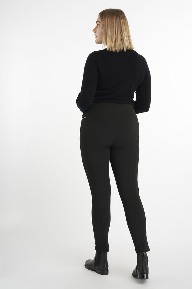 Tregging con cremalleras de adorno image number 3