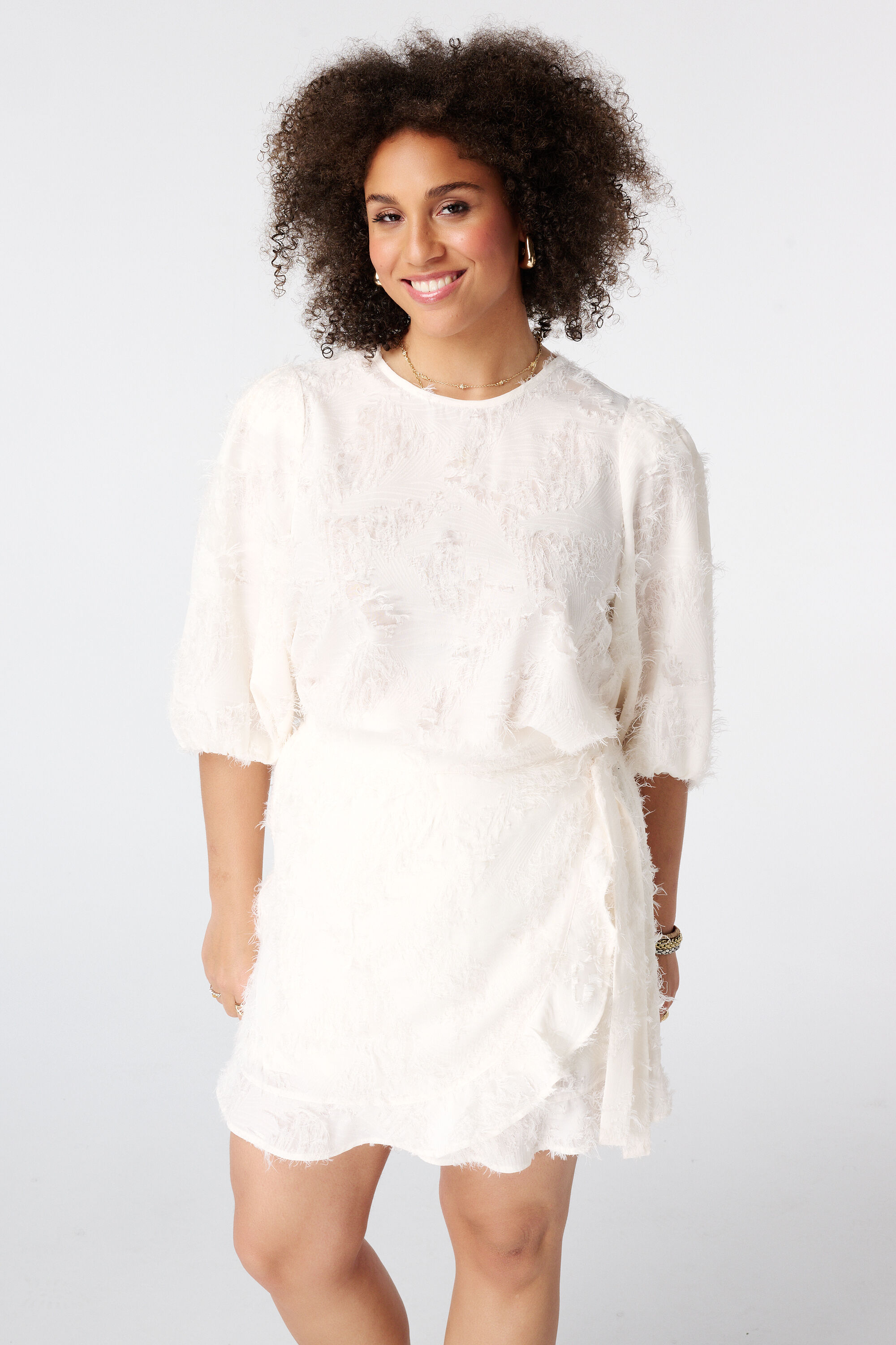 Blusa con textura image number 0