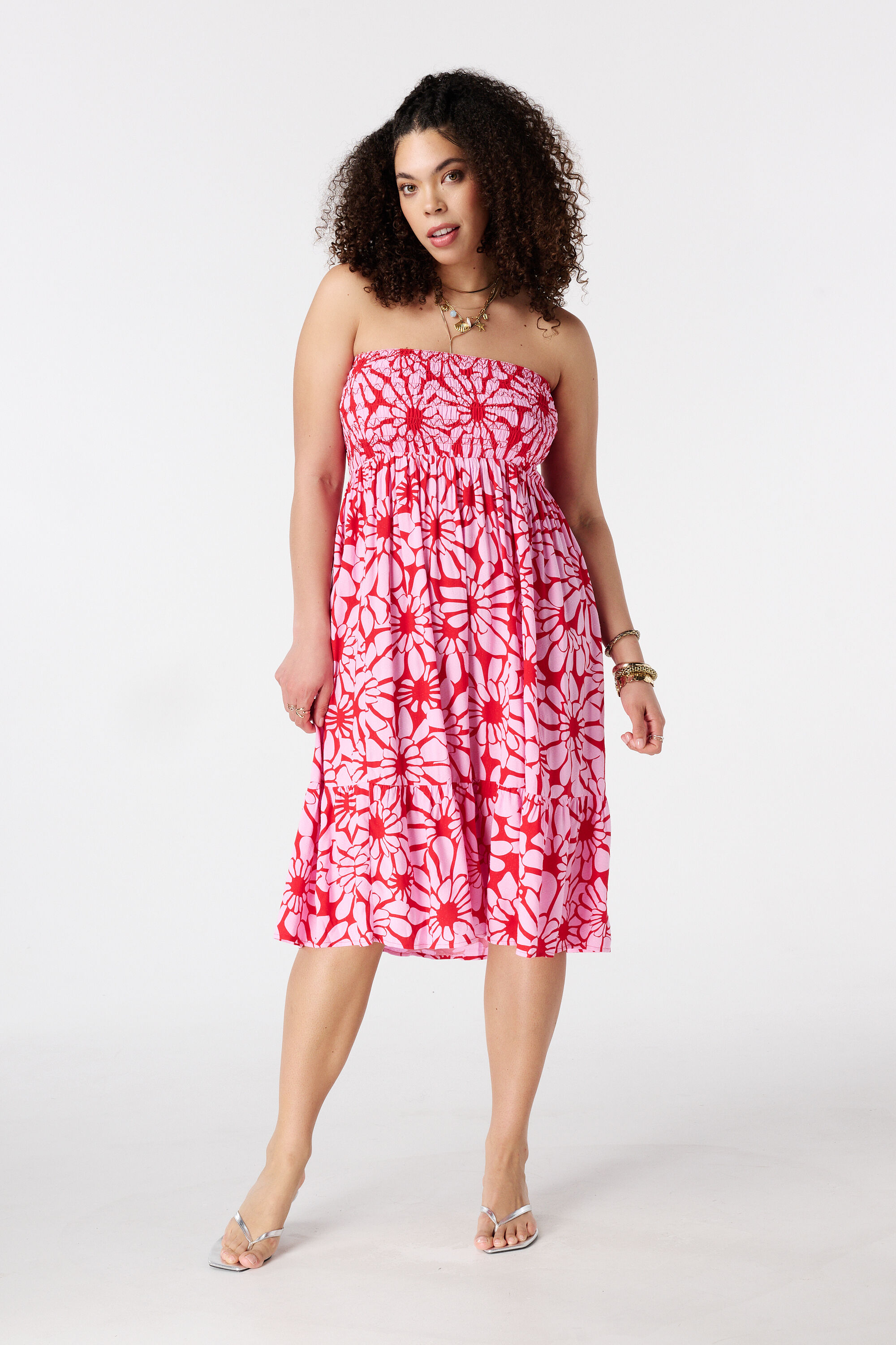 Falda maxi con estampado image number 4