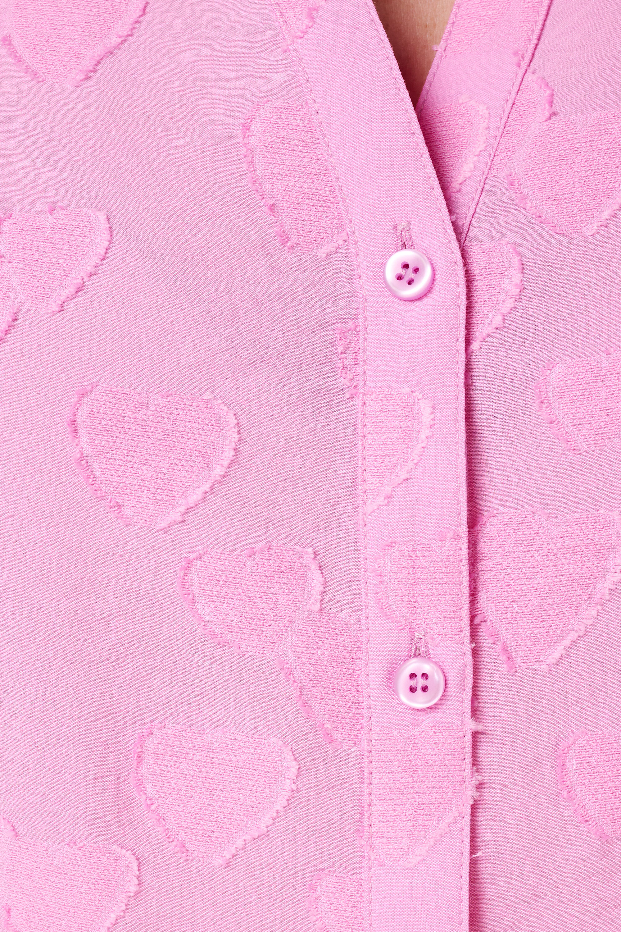  Blusa con estampado de corazones  image number 6