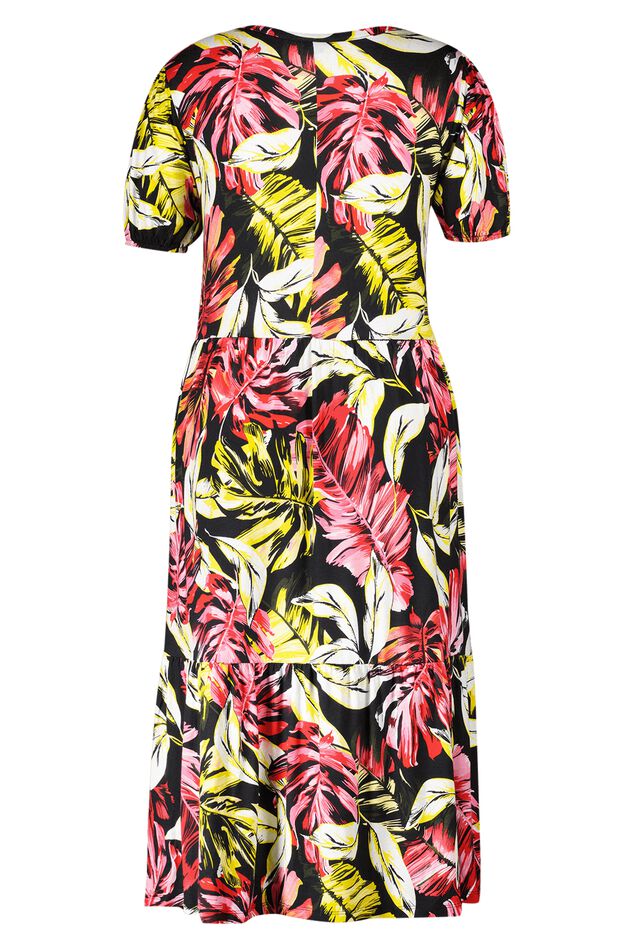 Vestido largo con estampado  image number 3