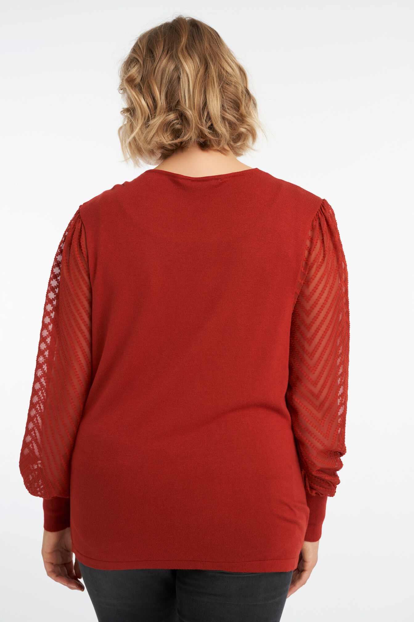 Su&eacute;ter con mangas abullonadas  image number 3