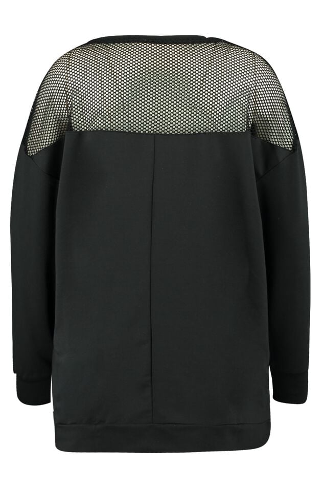 Mujeres Suéter con encaje MS Mode