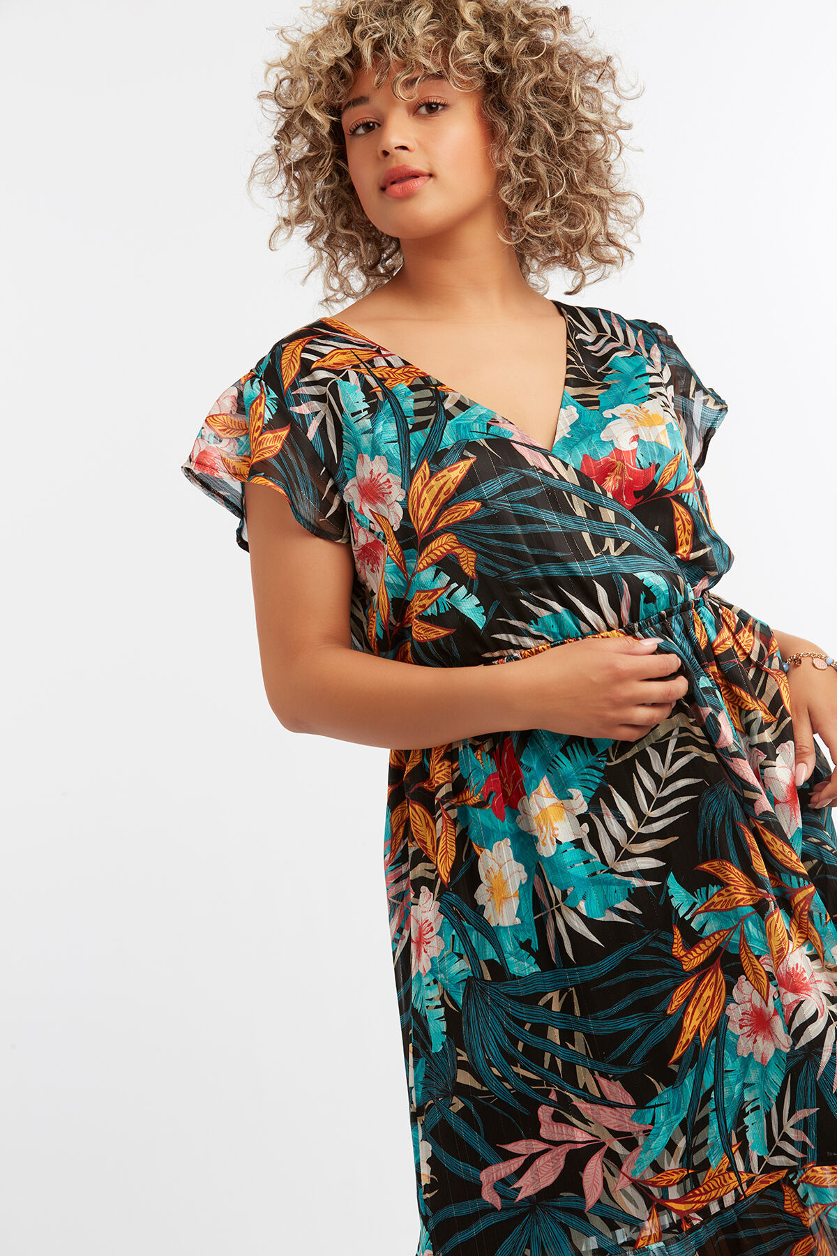 Vestido cruzado image number 4