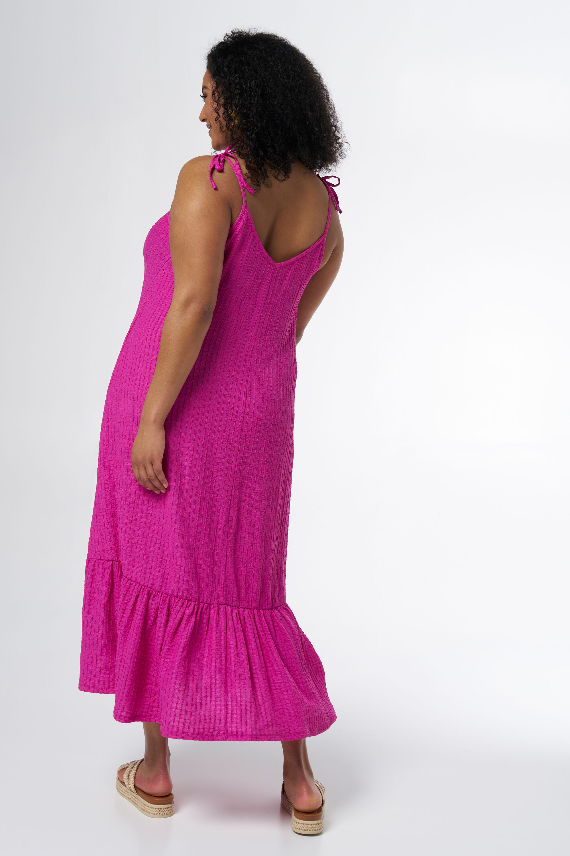 Vestido veraniego con textura image number 3