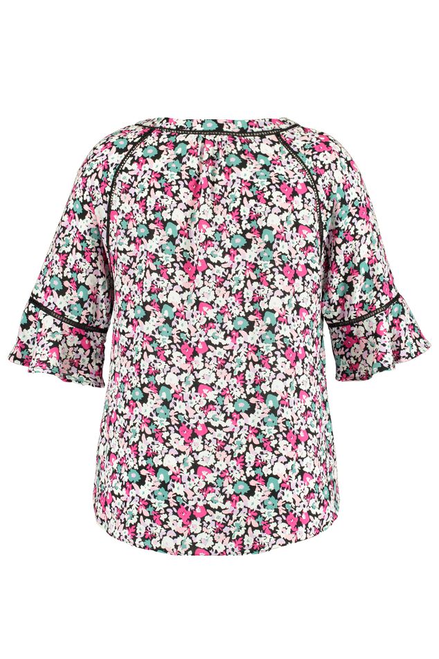 Blusa con estampado floral image number 2