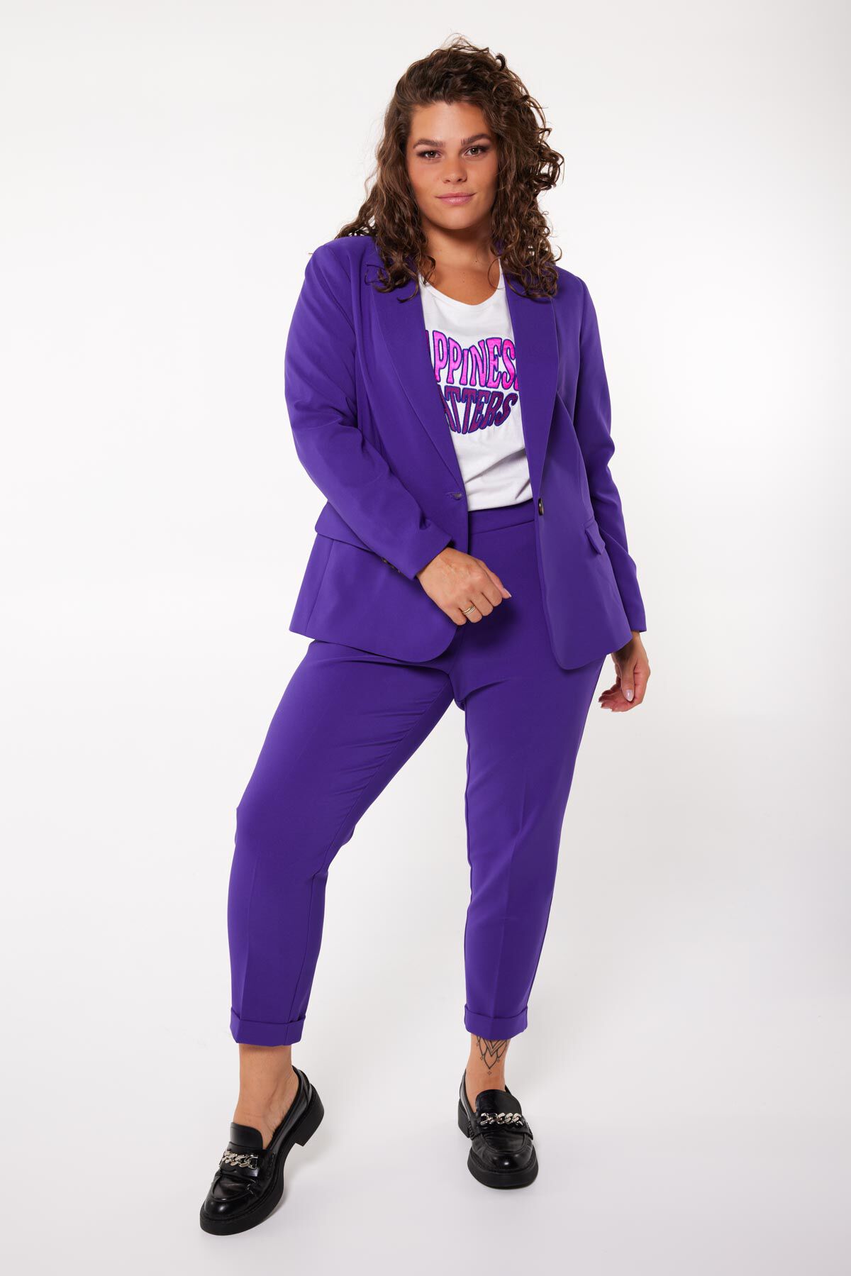 Blazer con cierre de bot&oacute;n image number 5