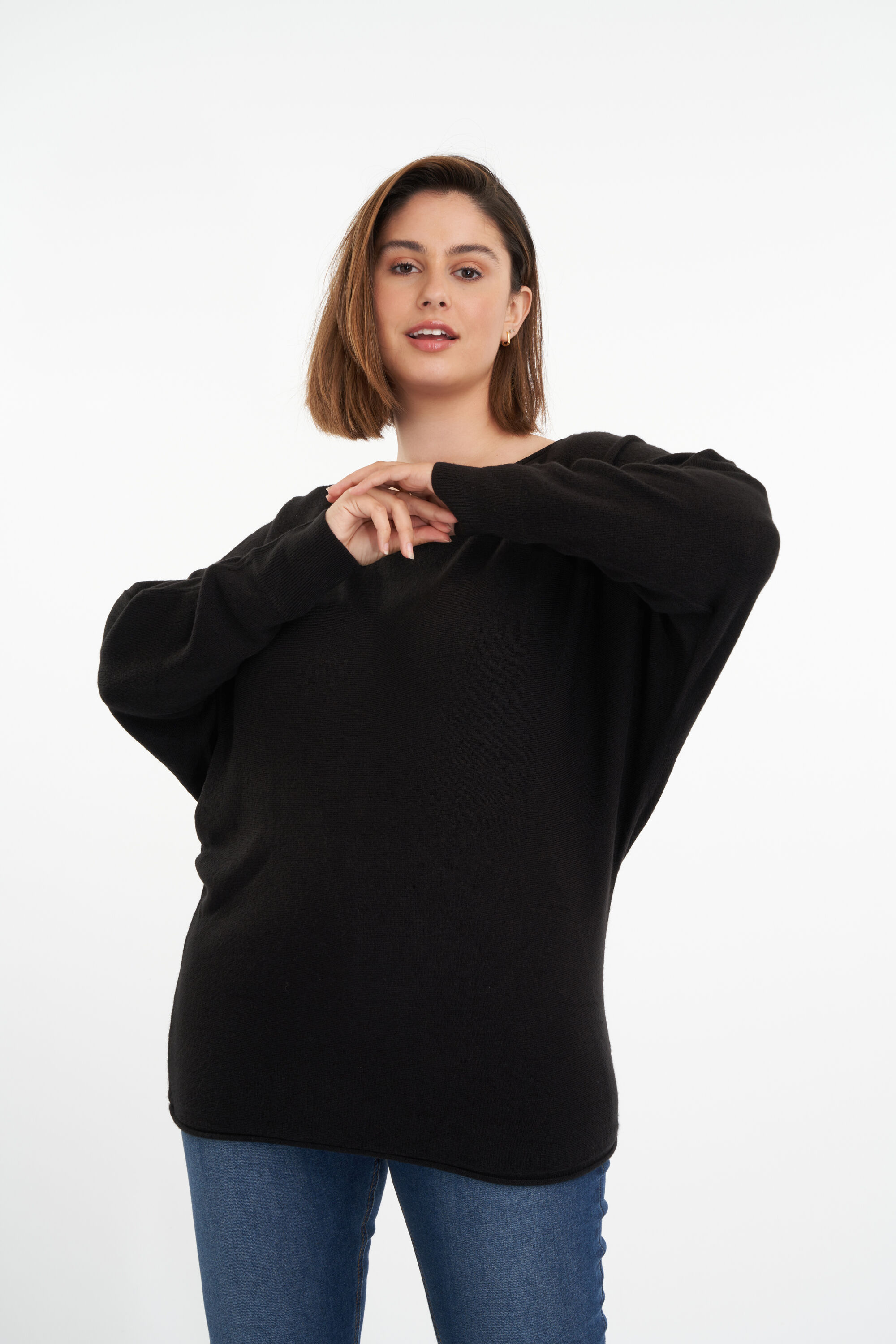 Su&eacute;ter con manga murci&eacute;lago image number 6