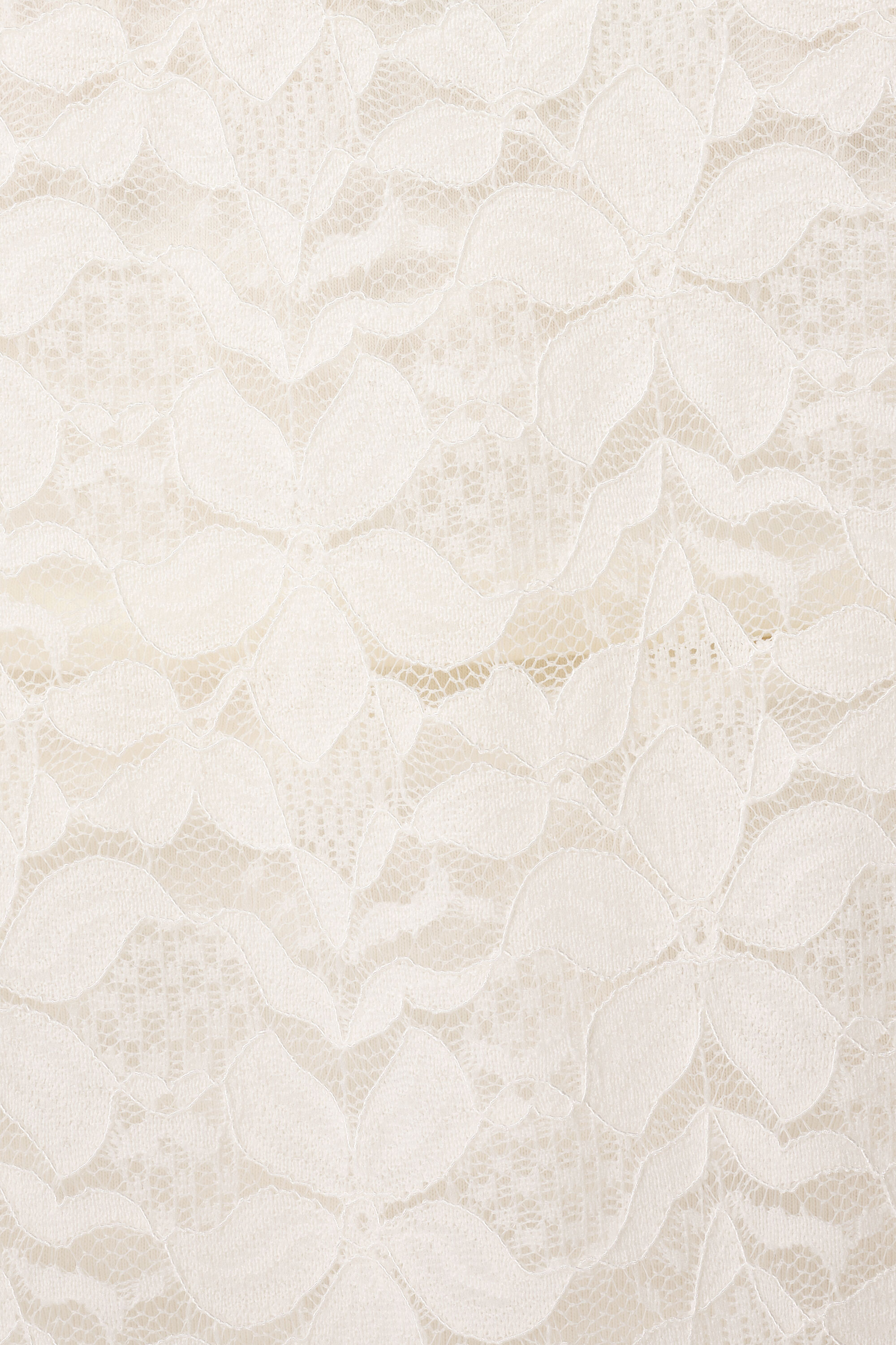 Top de encaje con mangas cortas image number 6