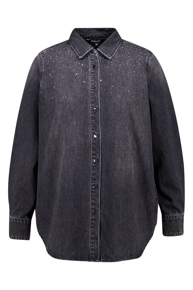 Blusa denim  image number 1