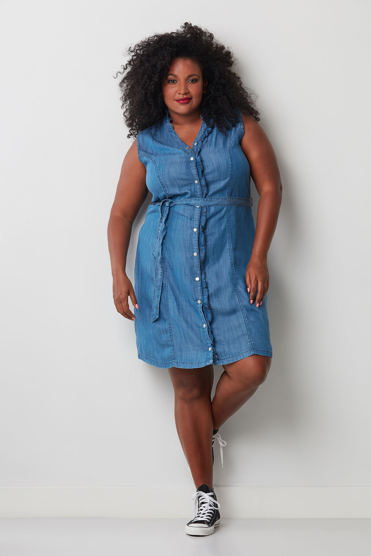 Vestido sin mangas image number 3