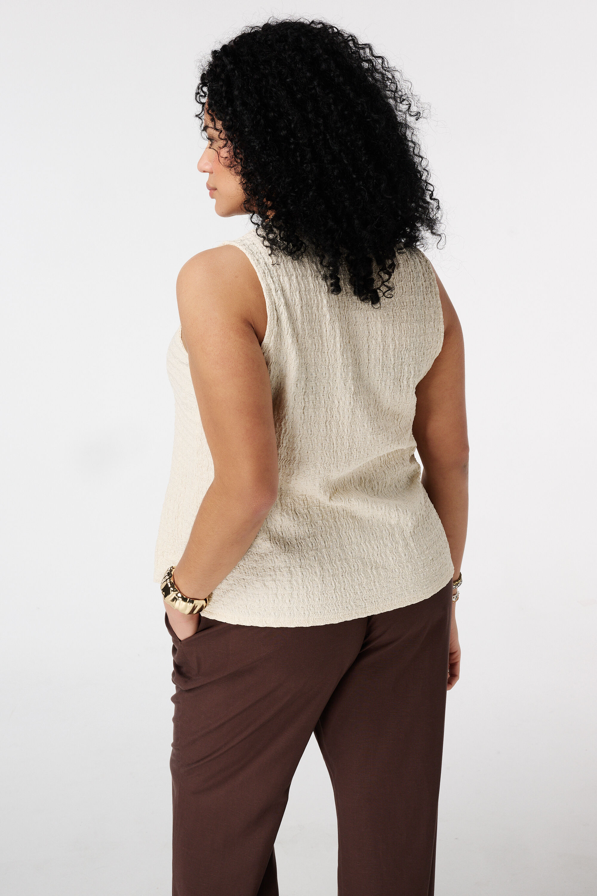 Top con cierre de botones image number 3