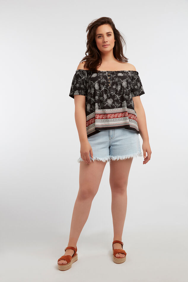 Top con cuello elástico image number 4