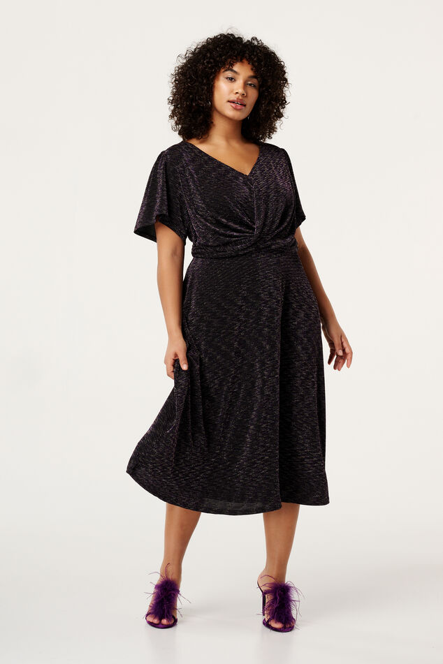 Vestido midi con estampado image number 5