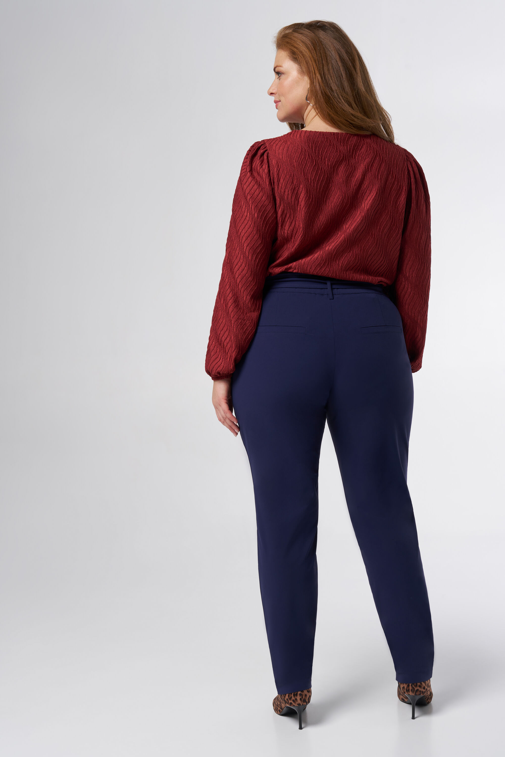 Pantal&oacute;n paperbag el&aacute;stico image number 3