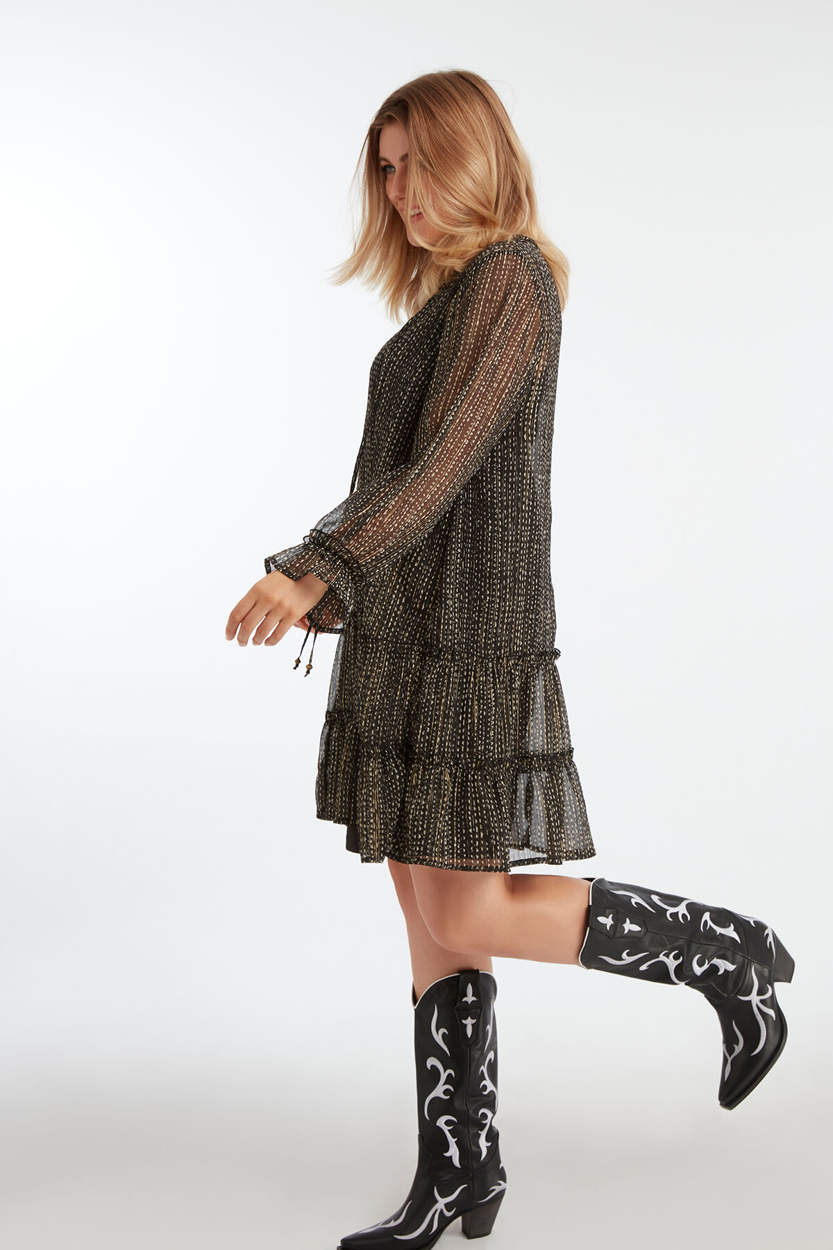 Vestido semitransparente image number 4