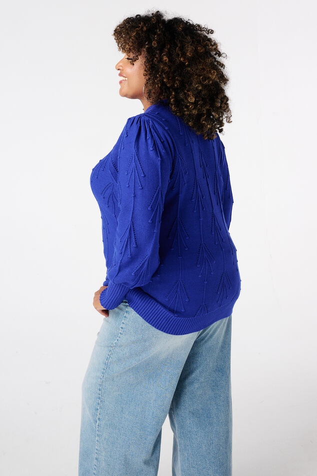 Jersey con estampado bordado image number 3