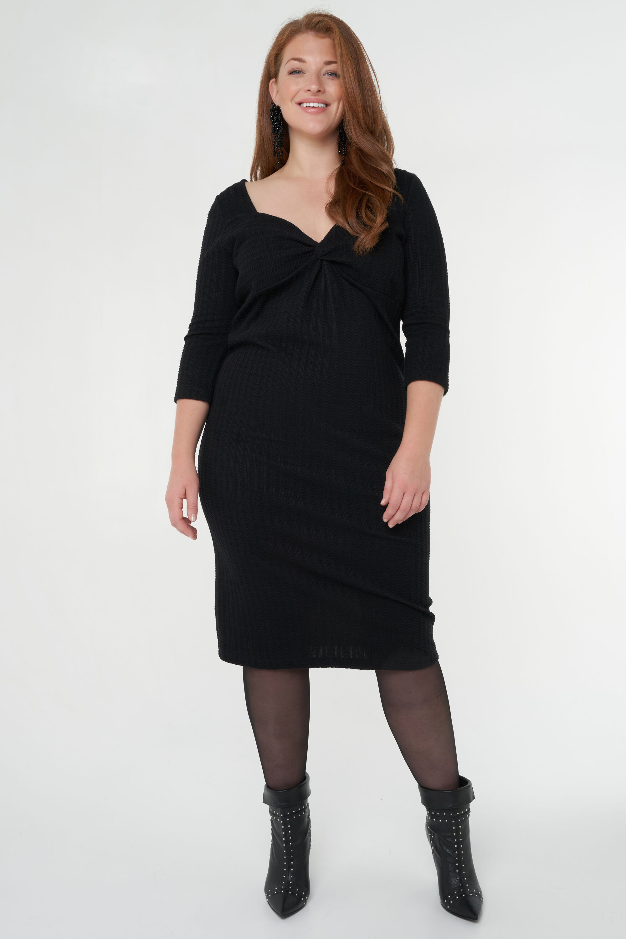 Vestido de punto fino image number 6