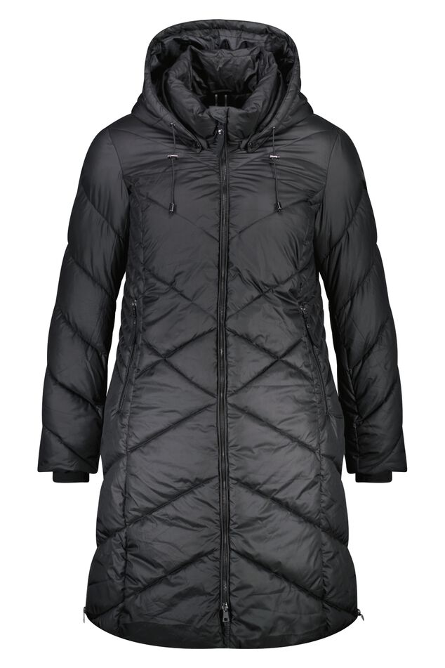 Chaqueta acolchada larga  image number 1