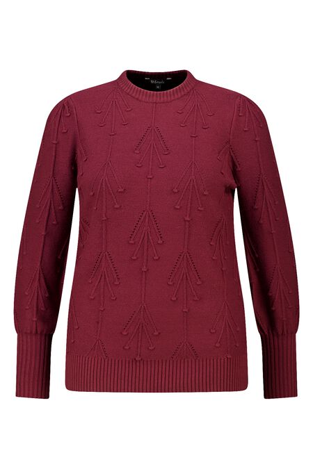 Jersey con estampado bordado
