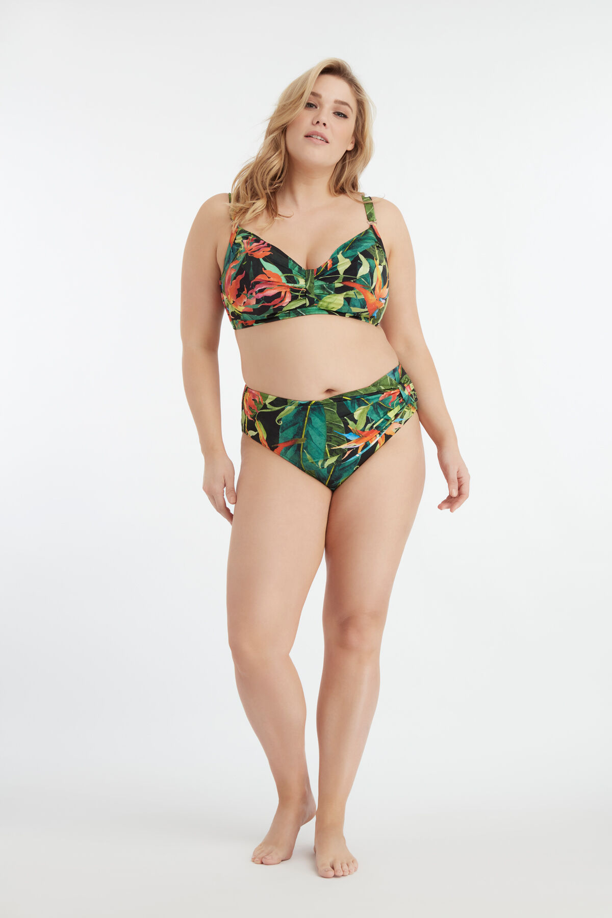 MS Mode top de bikini estampado image number 3