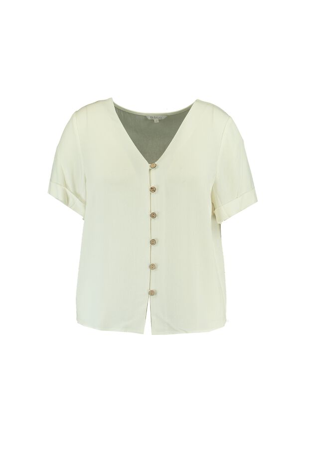 Blusa de corte holgado image number 1