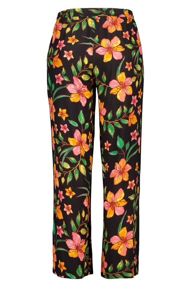 Pantalones con estampado tropical image number 2