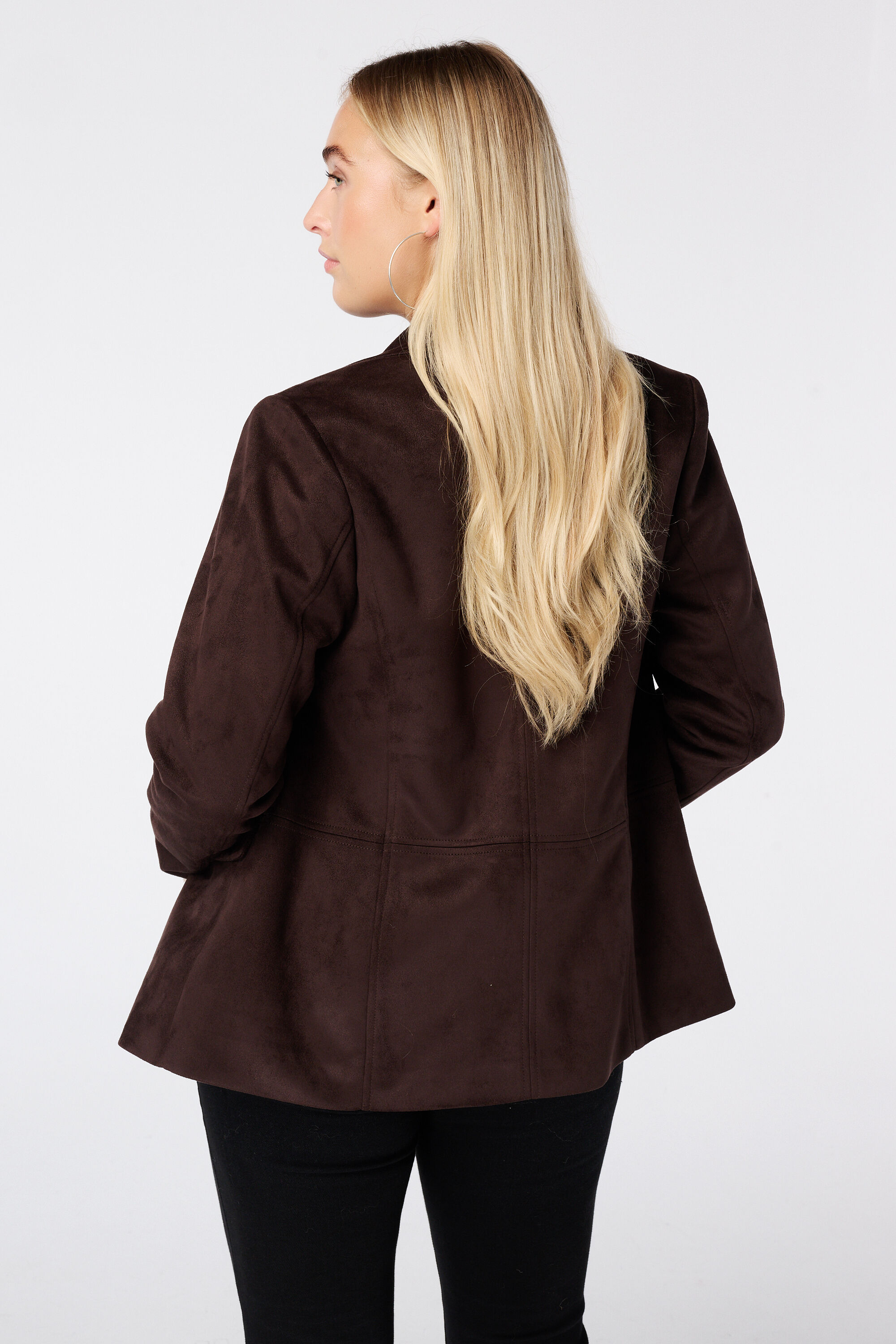 Blazer de ante sint&eacute;tico image number 3