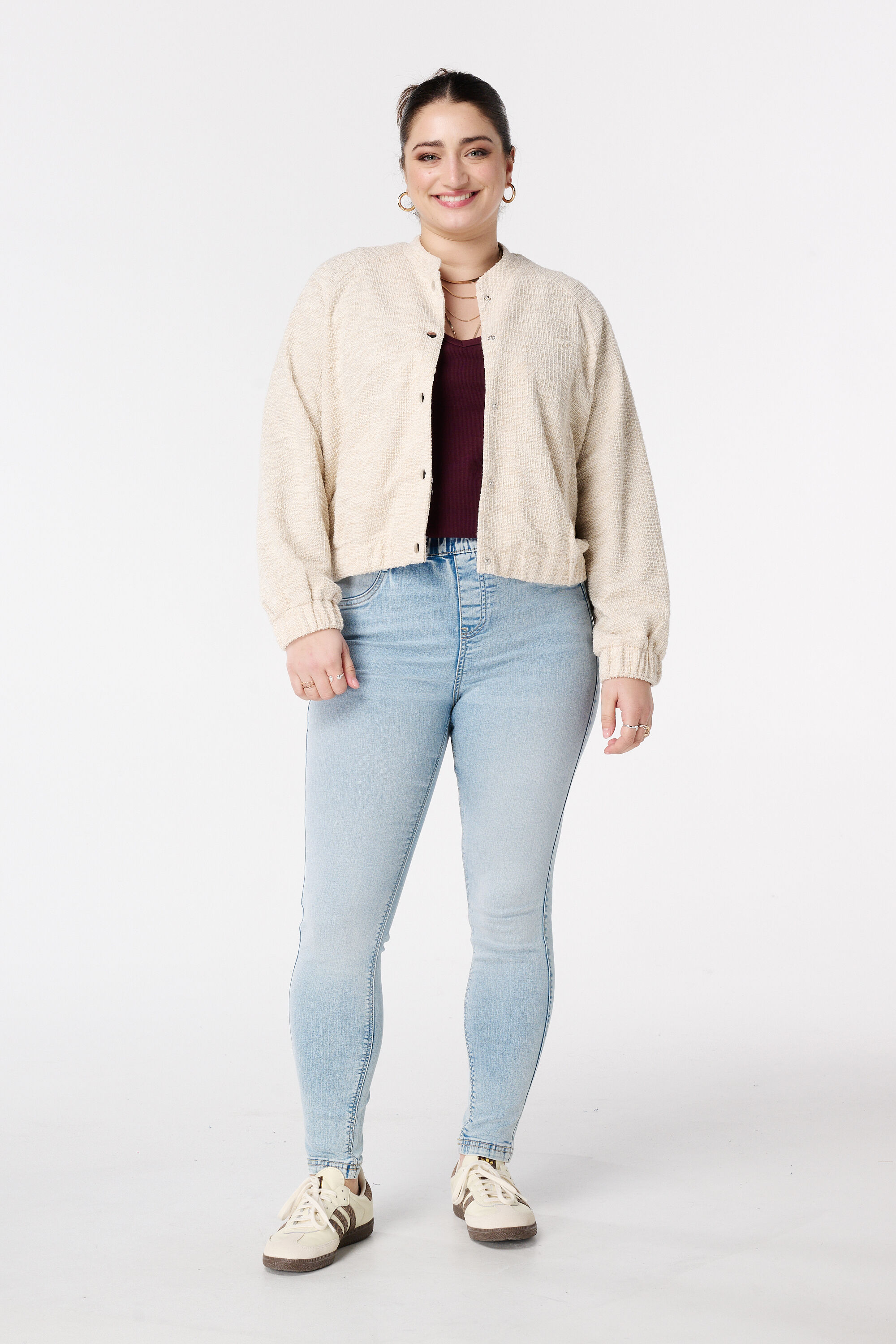 Tregging con aspecto denim