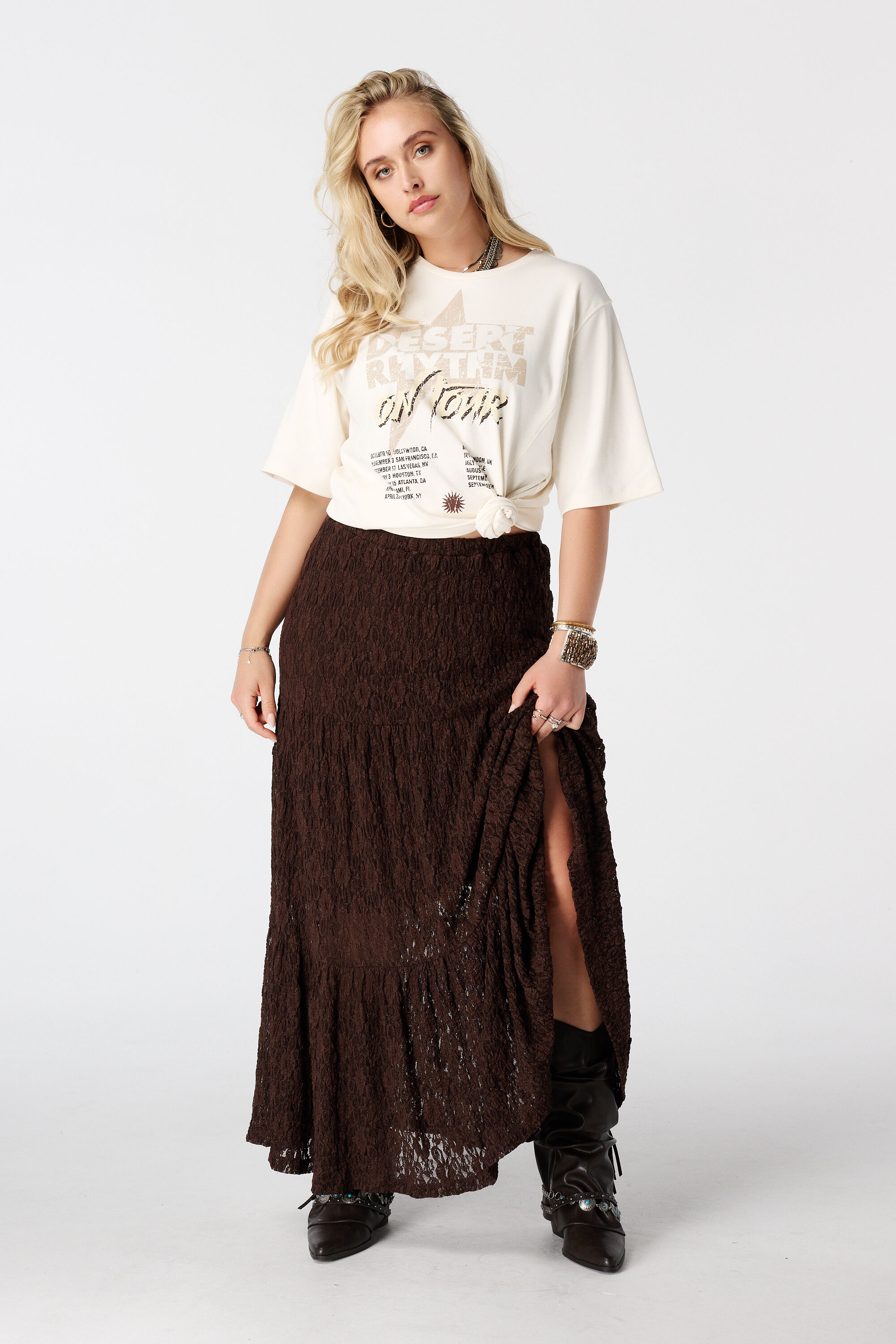 Camiseta oversize con estampado image number 5